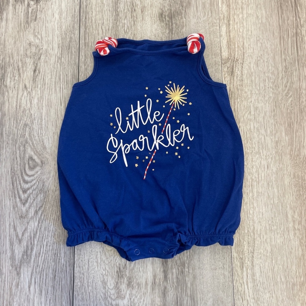 Cat & Jack 3-6 Months Little Sparkler Romper - Picture 1 of 3